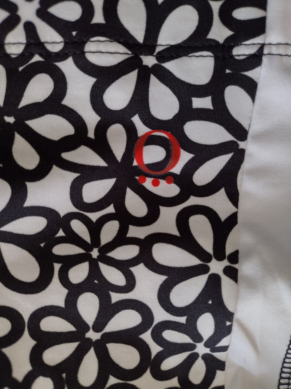 Kinona Black & White Floral Zip Athletic/Golf Tank - Picture 6 of 9